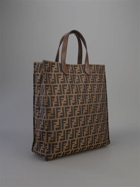 fendi zucca always shopper tote bag|fendi zucca shopper tote.